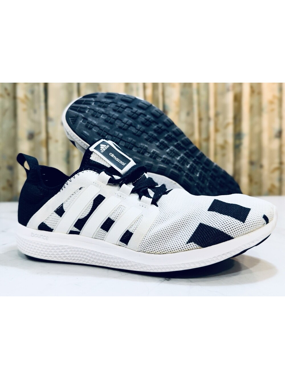 adidas Climacool Fresh Bounce W Women’s 9.5 Black White S81805 Running Shoes